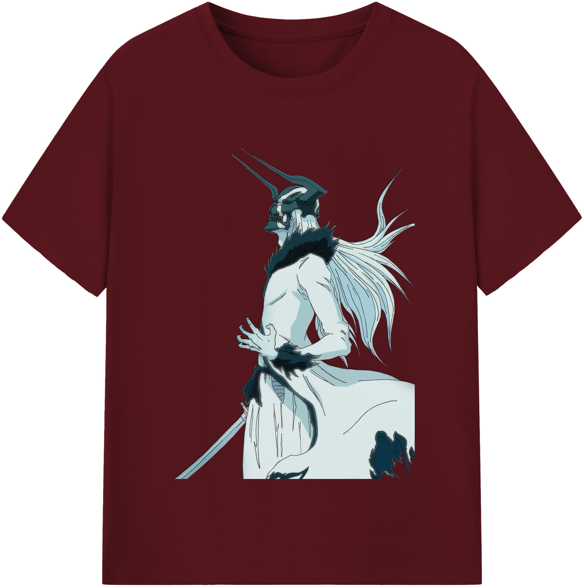 （画像用） ブリーチ 黒崎一護（くろさき いちご）BLEACH Kurosaki Ichigo 綿100％半袖Tシャツ（フロントプリント）